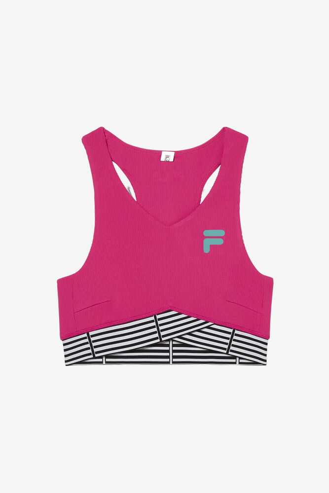 Rose Women's FILA Baseline Tennis Tank Top | USA-15294