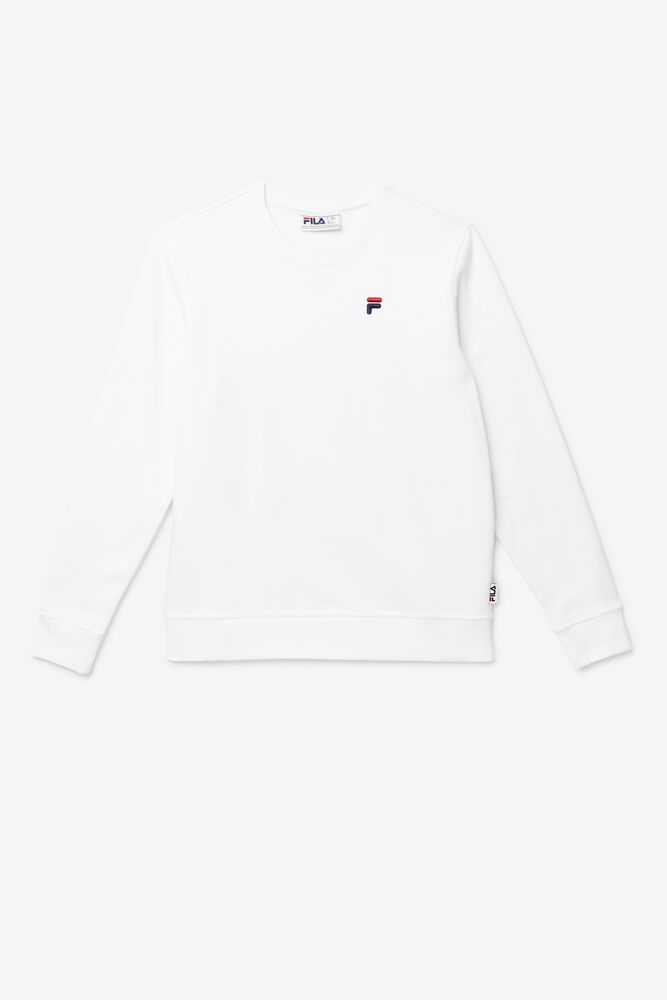 White Men's FILA Kieve Sweatshirt | USA-631897