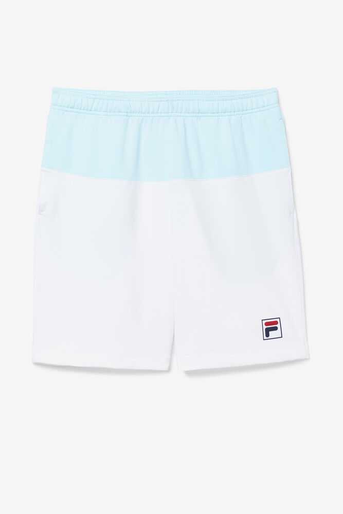 White Men's FILA Legends Tennis Shorts | USA-15999