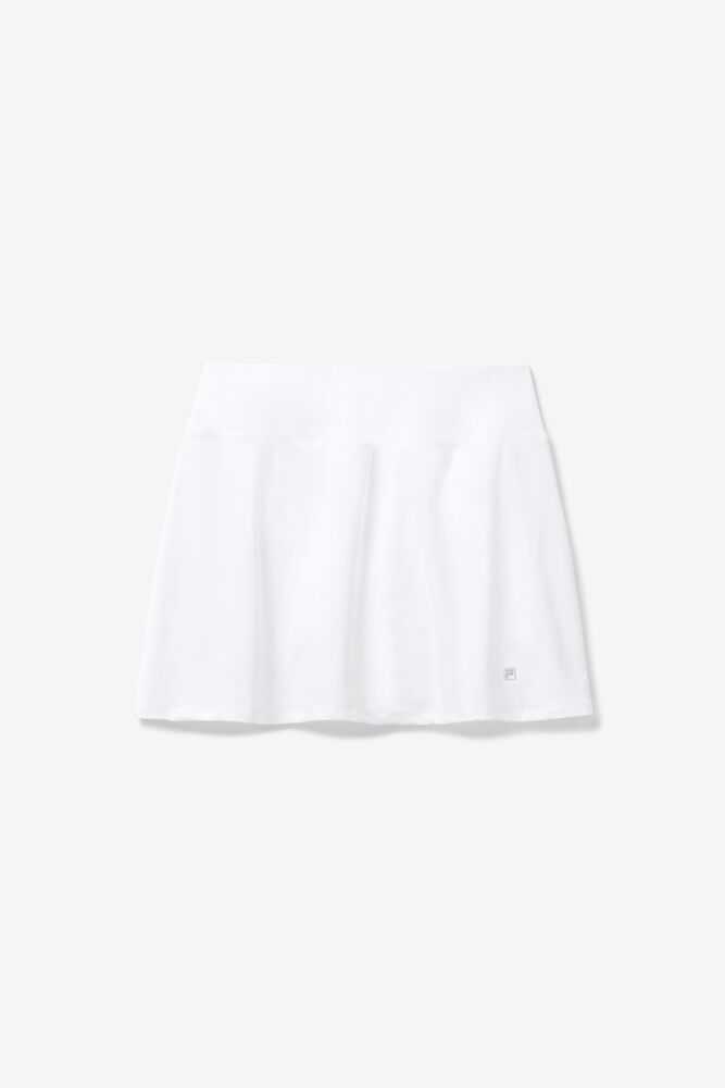 White Women's FILA Core Tennis Skirts | USA-15177