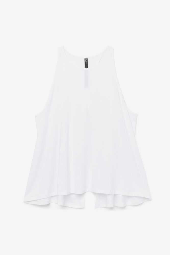 White Women's FILA Fi-lux Workout Tank | USA-15392