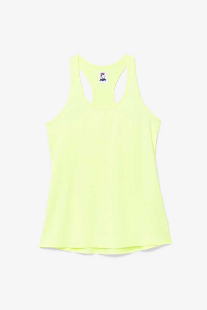 Yellow Women's FILA Pickleball Tank Top | USA-15304