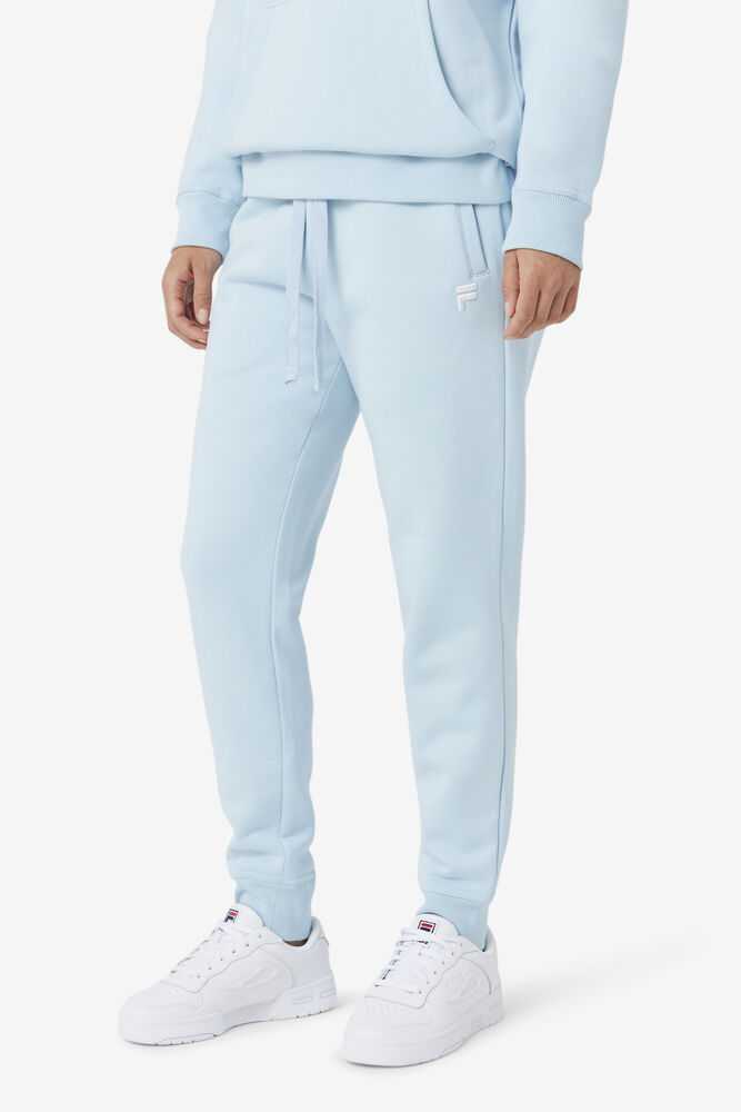 Azure Men's FILA Chardon Fleece Joggers | USA-690472