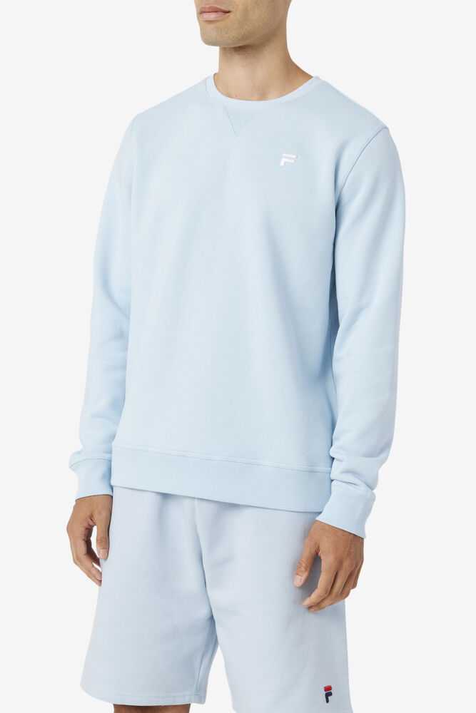 Azure Men's FILA Kieve Sweatshirt | USA-028139