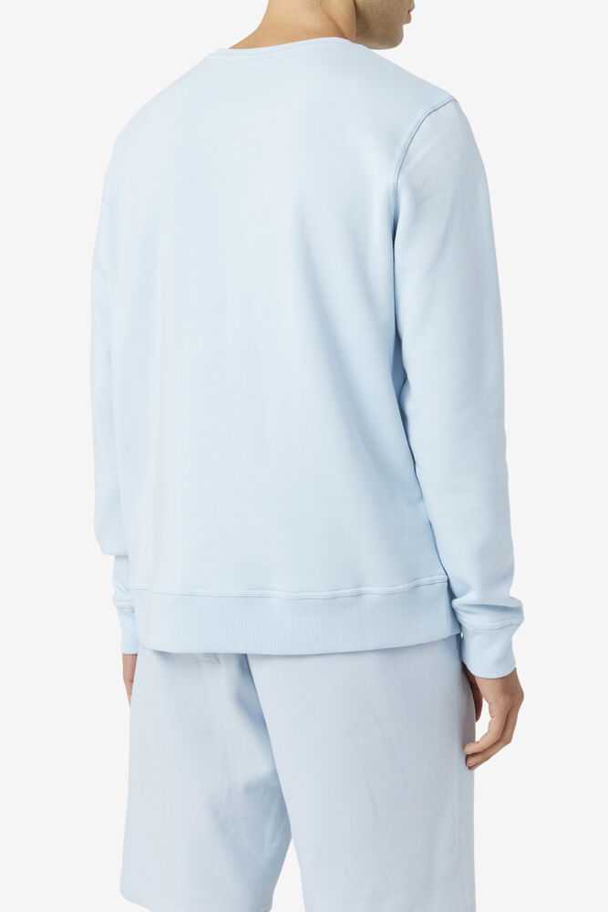 Azure Men's FILA Kieve Sweatshirt | USA-028139