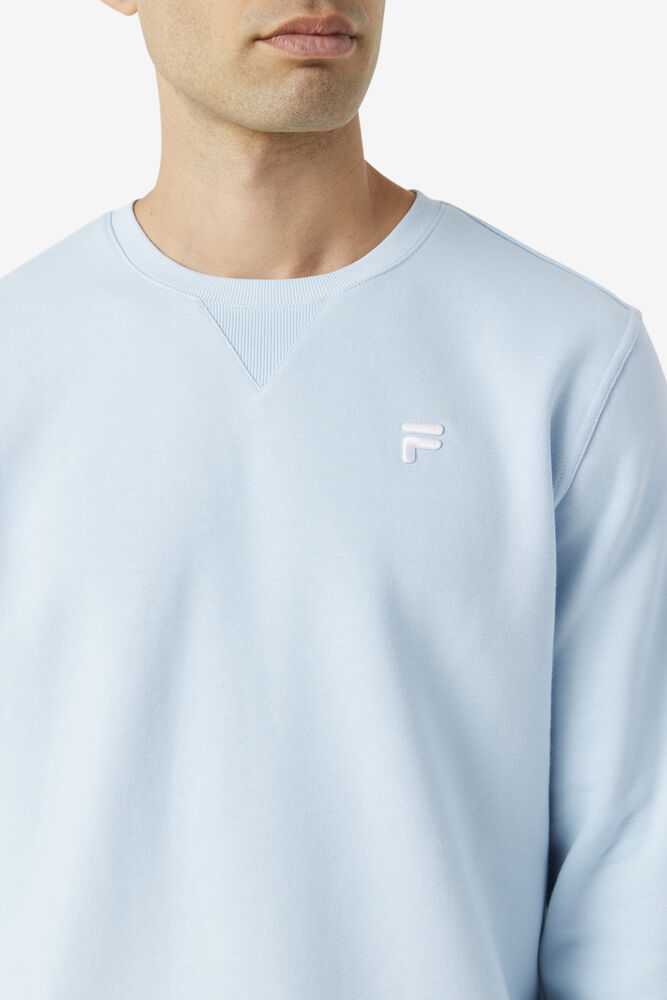 Azure Men's FILA Kieve Sweatshirt | USA-028139