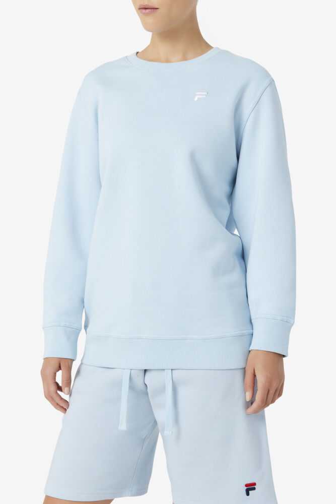 Azure Men's FILA Kieve Sweatshirt | USA-028139