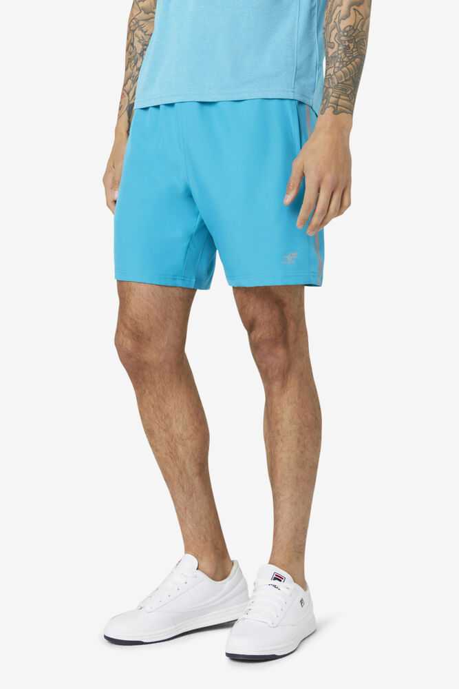 Azure Men's FILA Pickleball Shorts | USA-16101