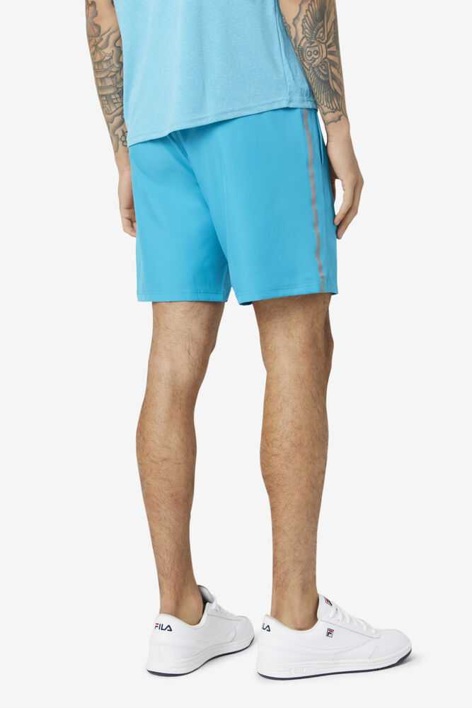 Azure Men's FILA Pickleball Shorts | USA-16101