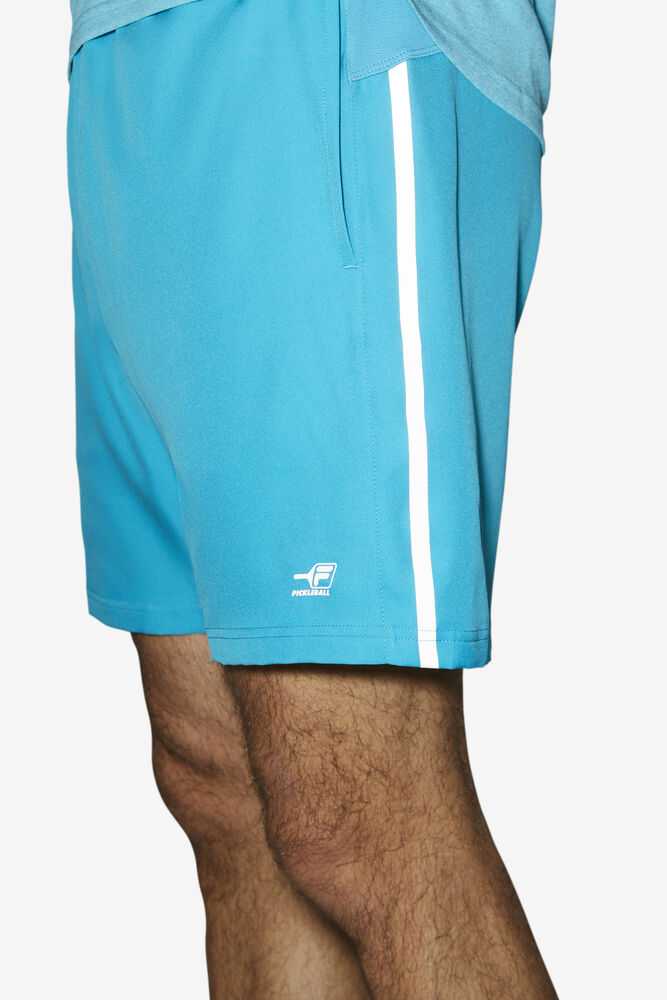 Azure Men's FILA Pickleball Shorts | USA-16101