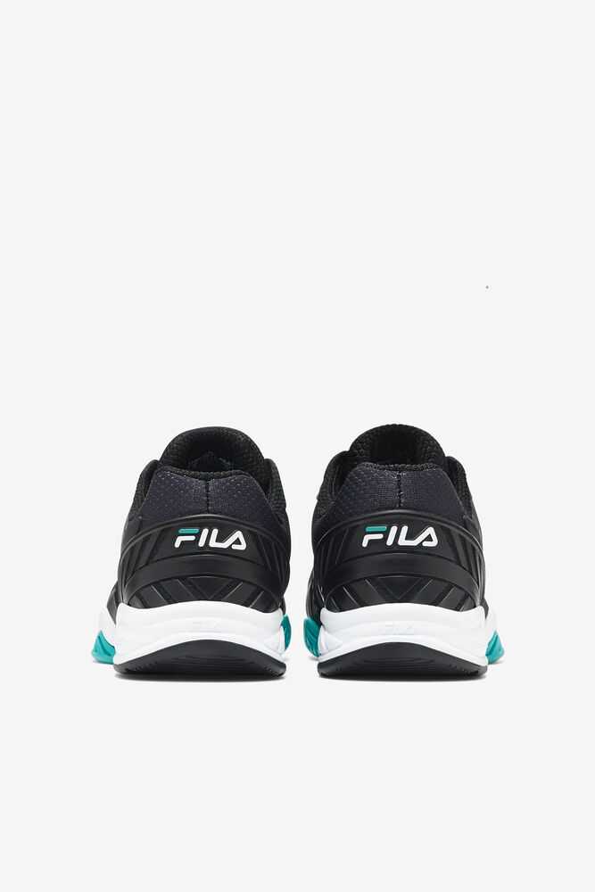 Black Blue Turquoise Women's FILA Axilus 2 Energized Tennis Shoes | USA-15237