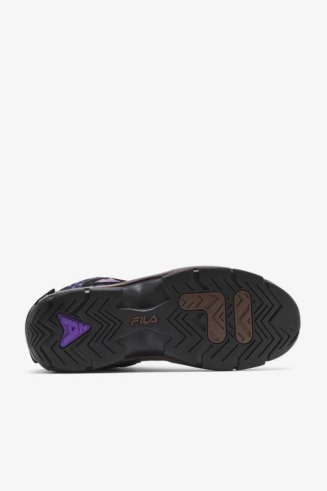 Black Deep Green Purple Men's FILA Grant Hill 2 Sneakers | USA-561074