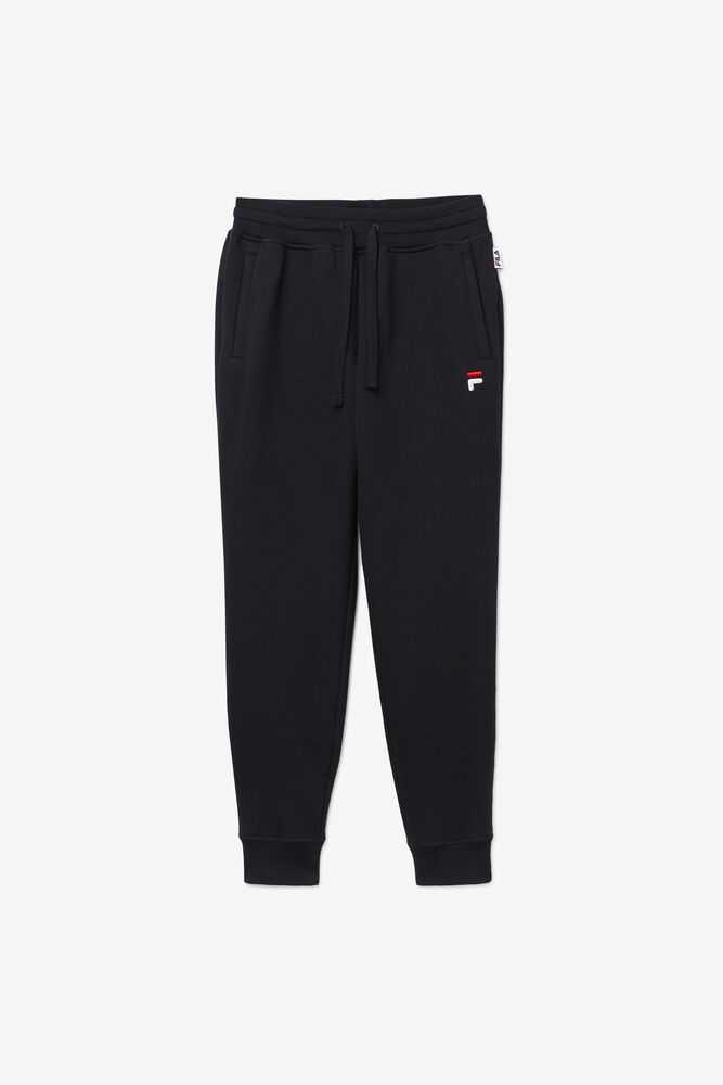 Black Men\'s FILA Chardon Fleece Joggers | USA-307981