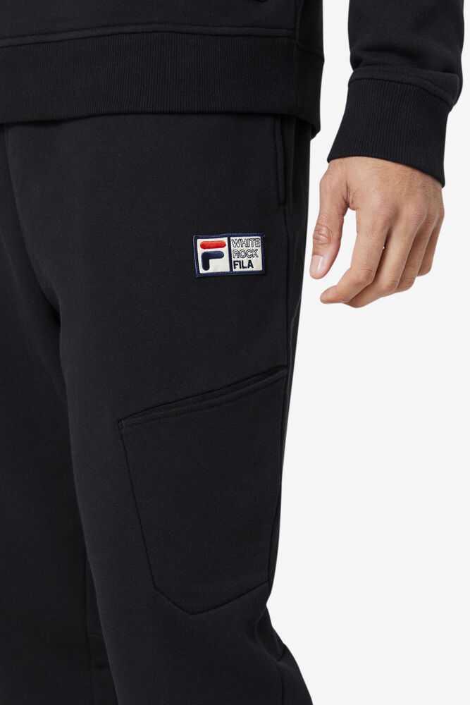 Black Men's FILA Danube Joggers | USA-645302