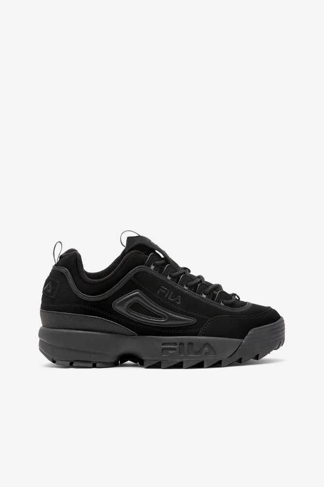 Black Men\'s FILA Disruptor 2 Sneakers | USA-951243