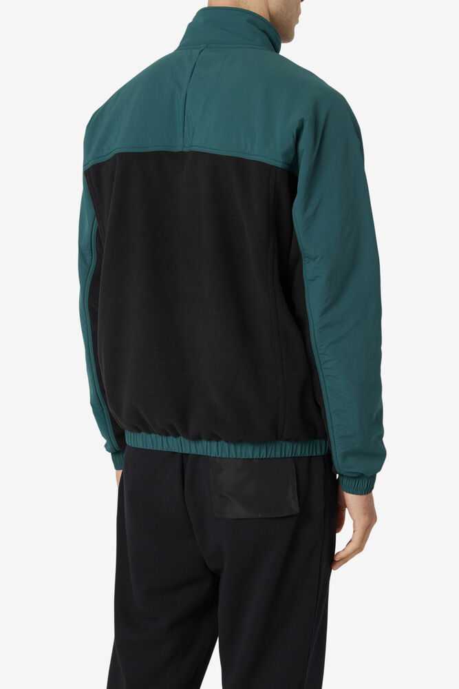 Black Men's FILA Erick Pullover | USA-476189