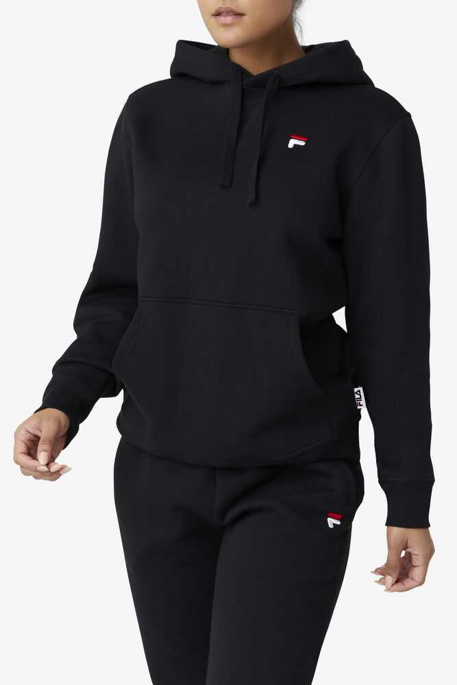 Black Men's FILA Godfrey Sweatshirt | USA-059126