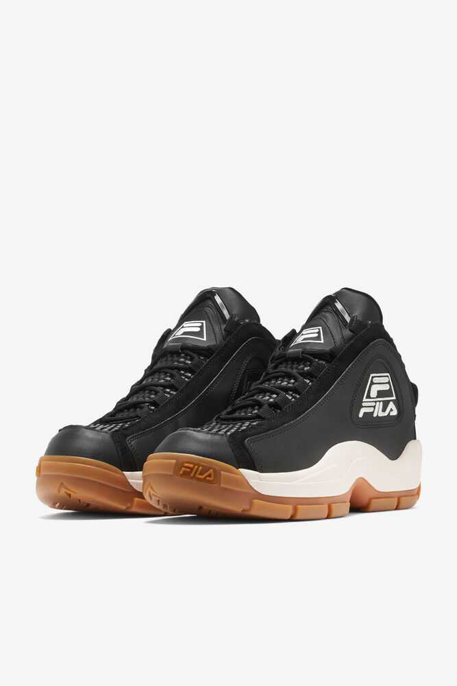 Black Men's FILA Grant Hill 2 Basketball Shoes | USA-798230