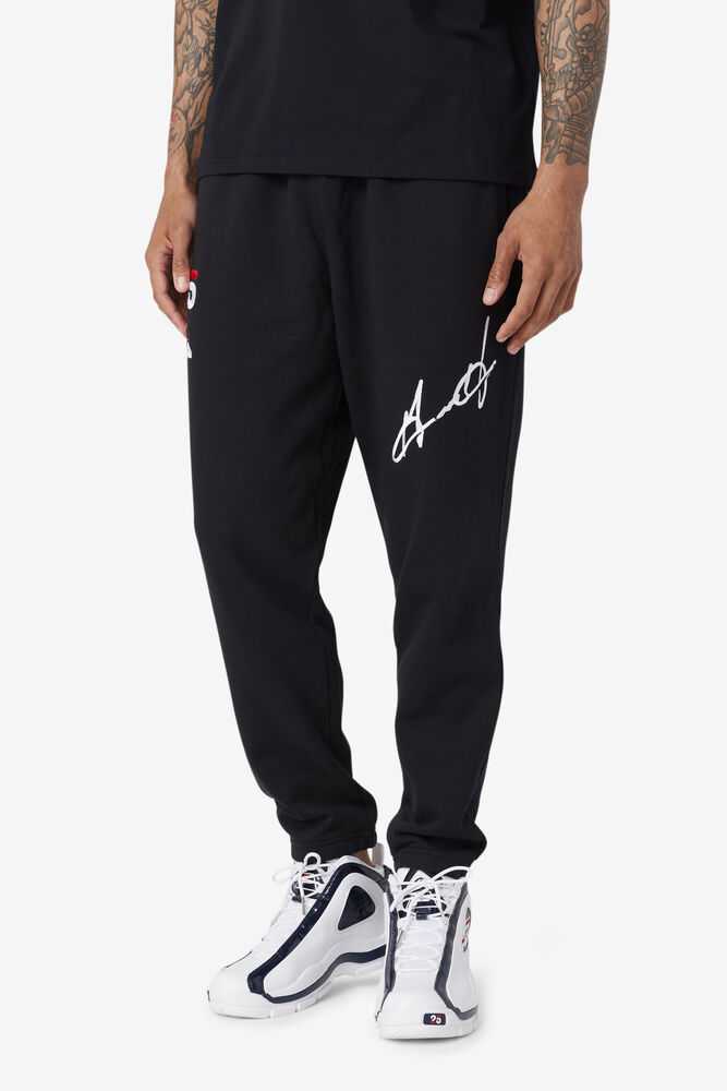 Black Men's FILA Grant Hill Orson Joggers | USA-190674