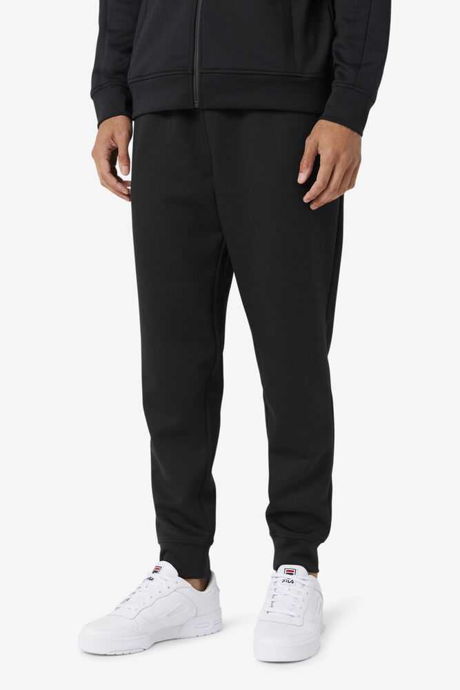 Black Men's FILA Himmat Joggers | USA-160528