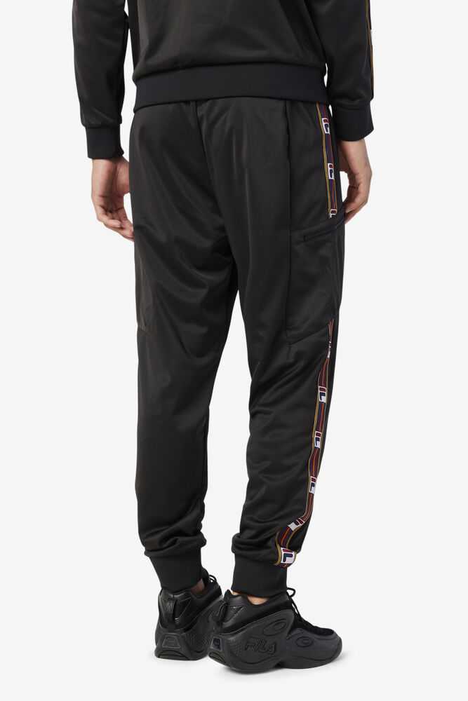 Black Men's FILA Jaxson Track Pants | USA-305864