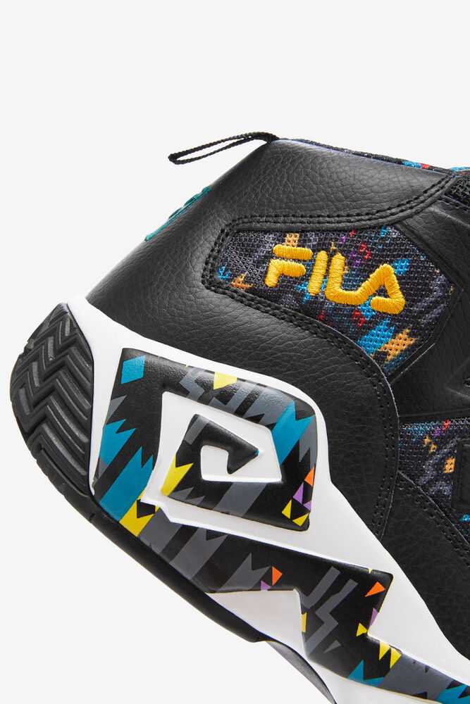 Black Men's FILA Mb Sneakers | USA-641723