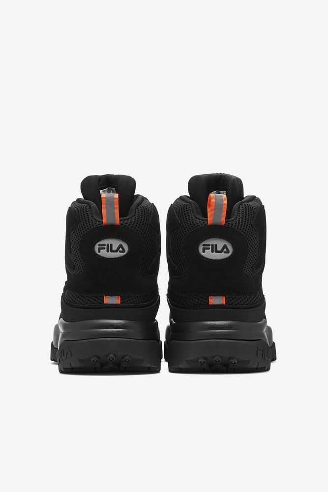 Black Men's FILA Ranger Ranger Boots | USA-371826