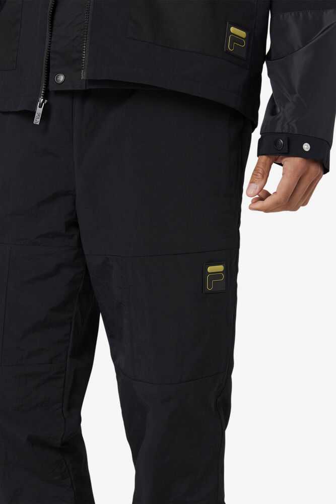 Black Men's FILA Sven Fleece Joggers | USA-518073