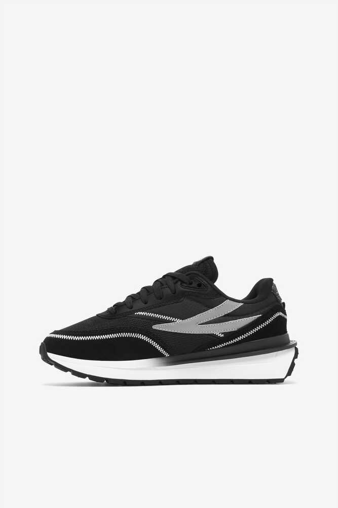 Black White Black Women's FILA Renno Sneakers | USA-15902