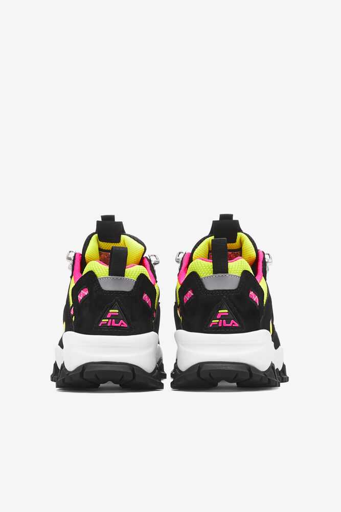 Black White Pink Women's FILA Ray Tracer Tr 2 Trainers | USA-15871