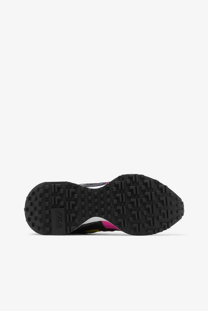 Black White Pink Women's FILA Spectra Trainers | USA-15877