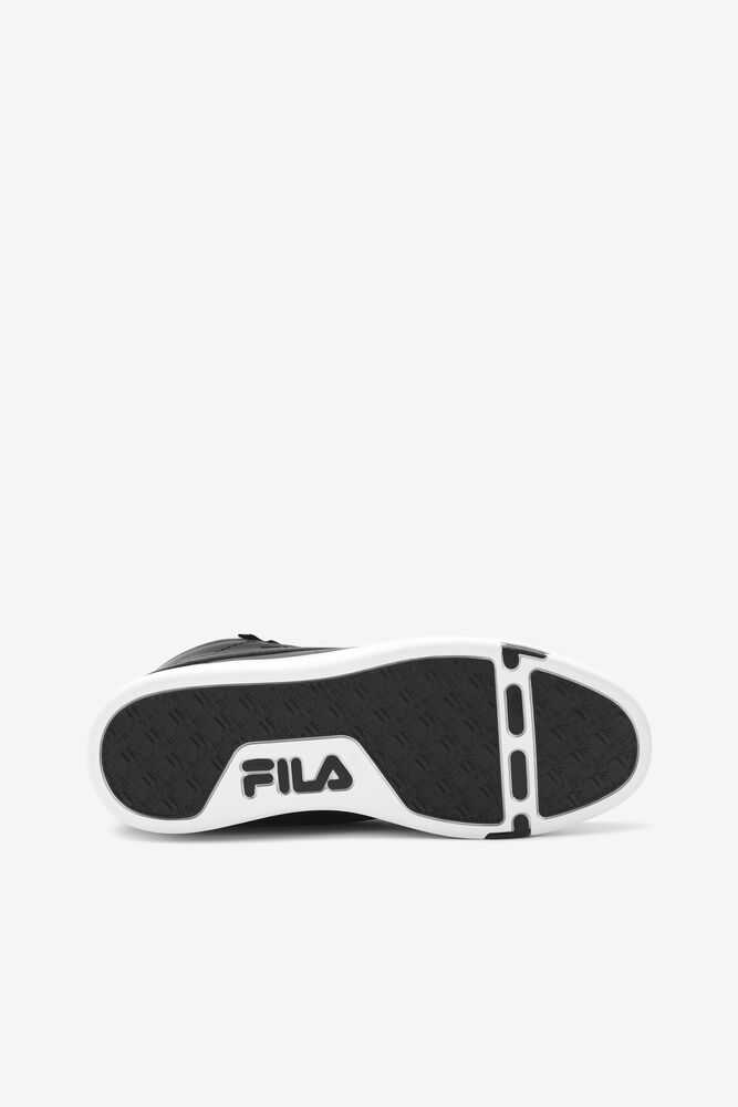 Black White Women's FILA Gennaio Sneakers | USA-15863