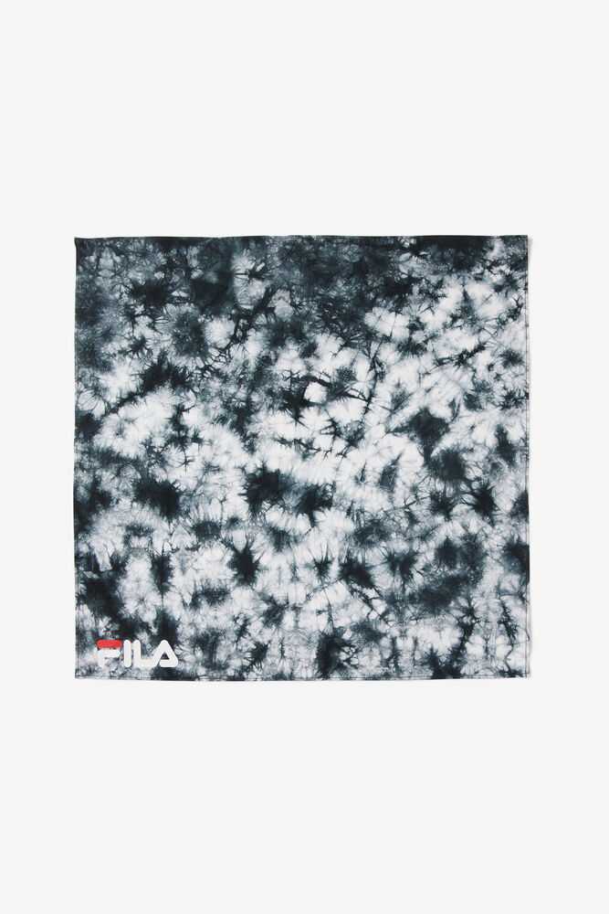 Black White Women\'s FILA Tie Dye Bandana | USA-15086