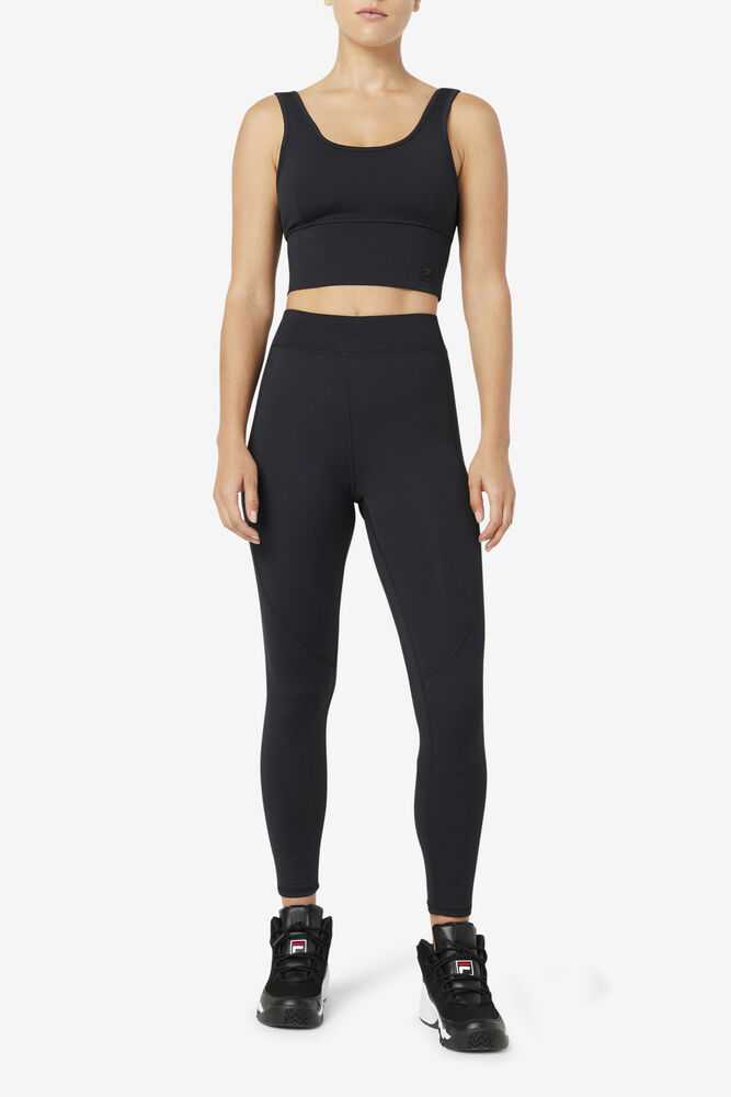 Black Women's FILA Emerie Leggings | USA-15529