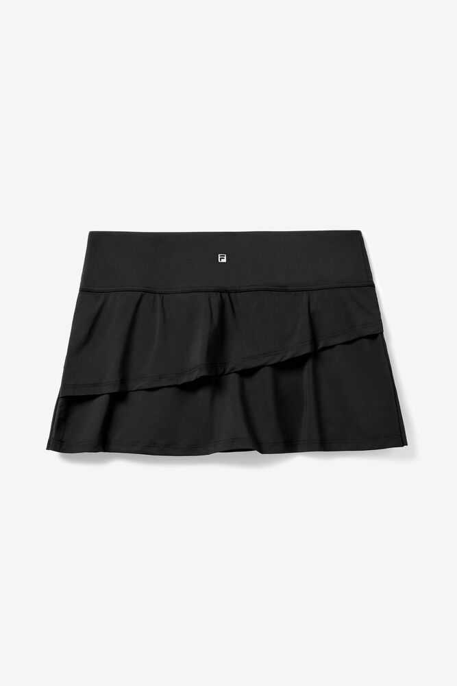 Black Women's FILA Essentials Tennis Skirts | USA-15190