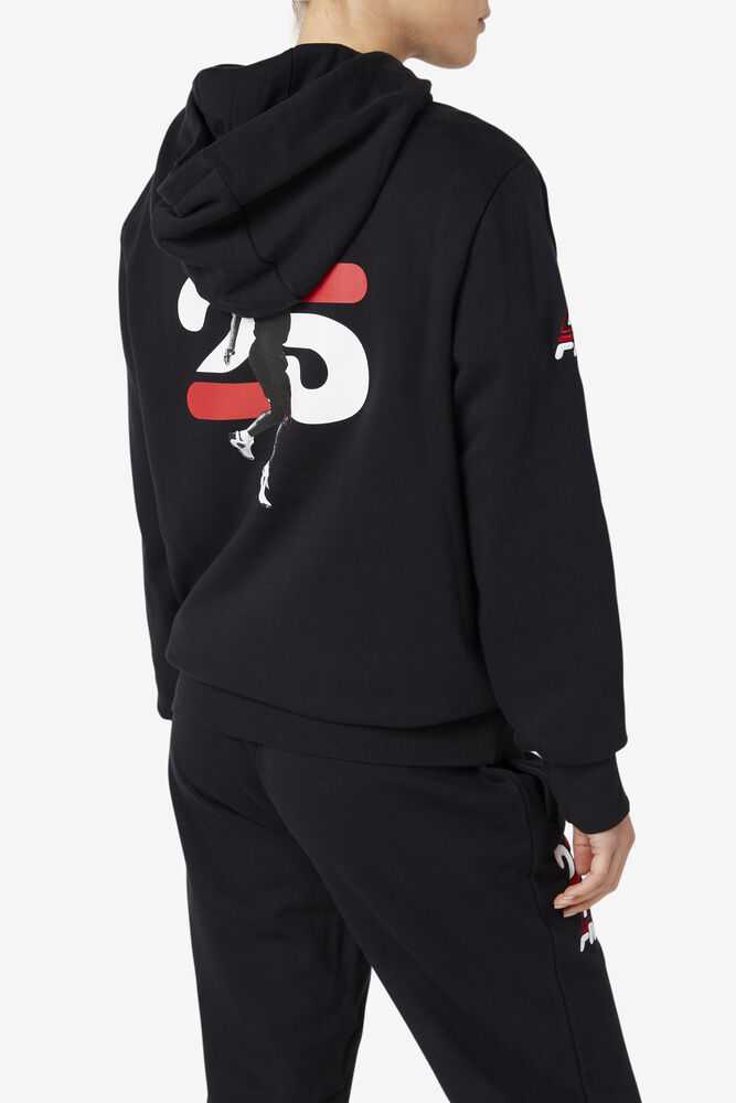 Black Women's FILA Grant Hill Lazarus Hoodie | USA-15623