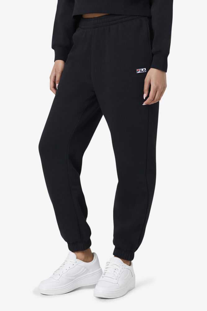 Black Women's FILA Lassie Fleece Joggers | USA-15591