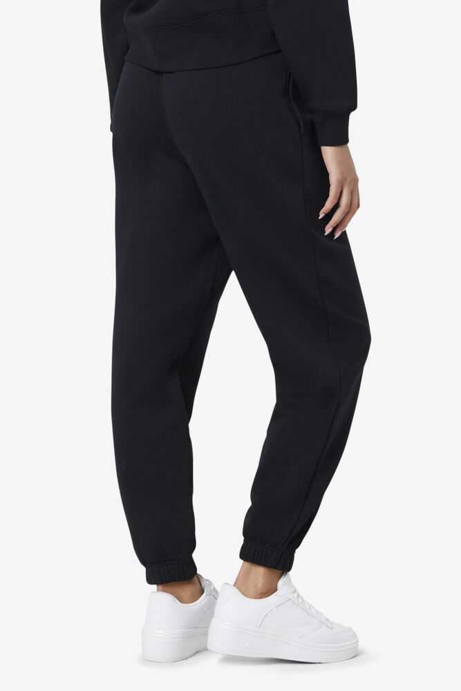 Black Women's FILA Lassie Fleece Joggers | USA-15591