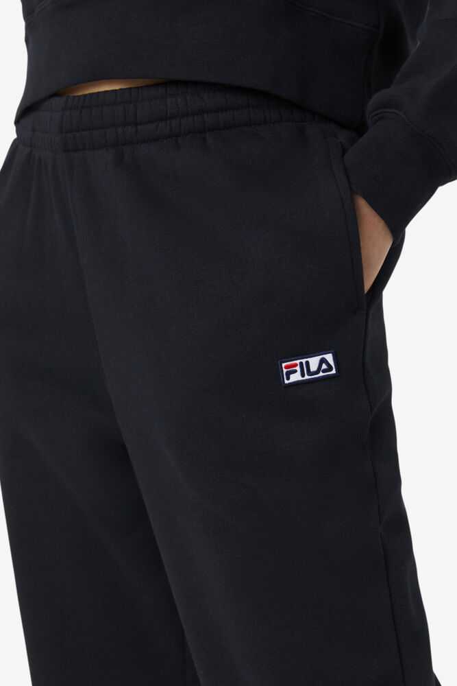 Black Women's FILA Lassie Fleece Joggers | USA-15591