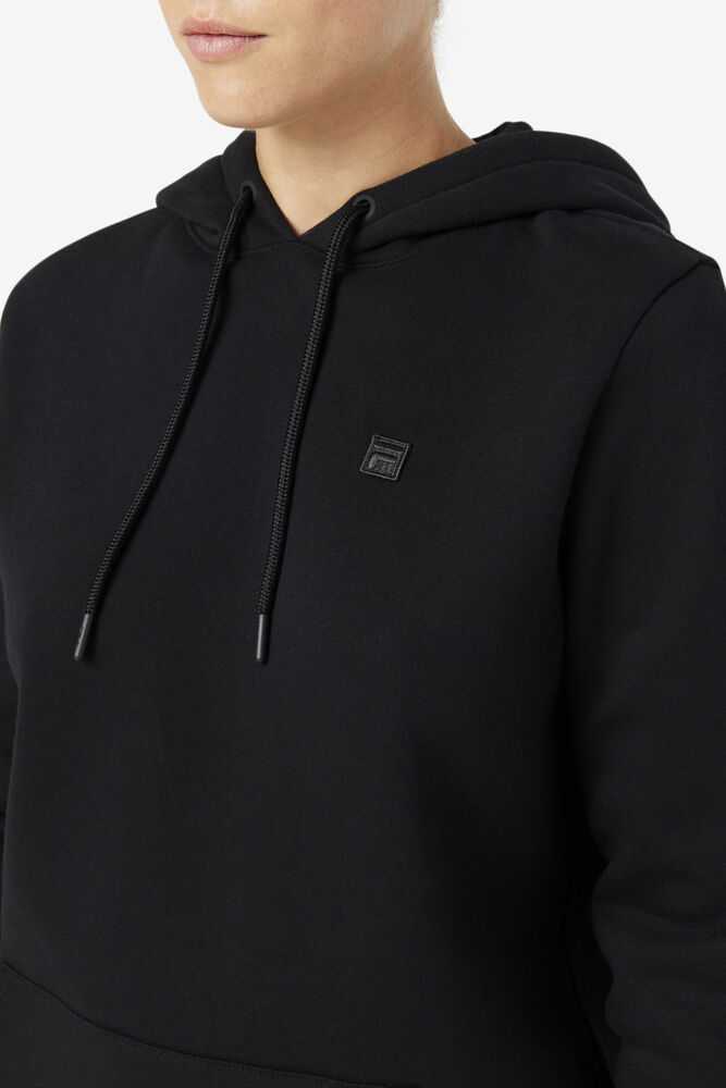 Black Women's FILA Lylah Hoodie | USA-15650