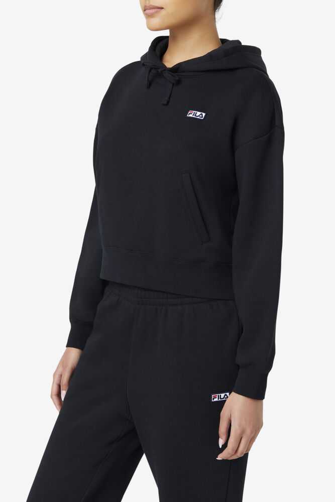 Black Women's FILA Marina Sweatshirt | USA-15660