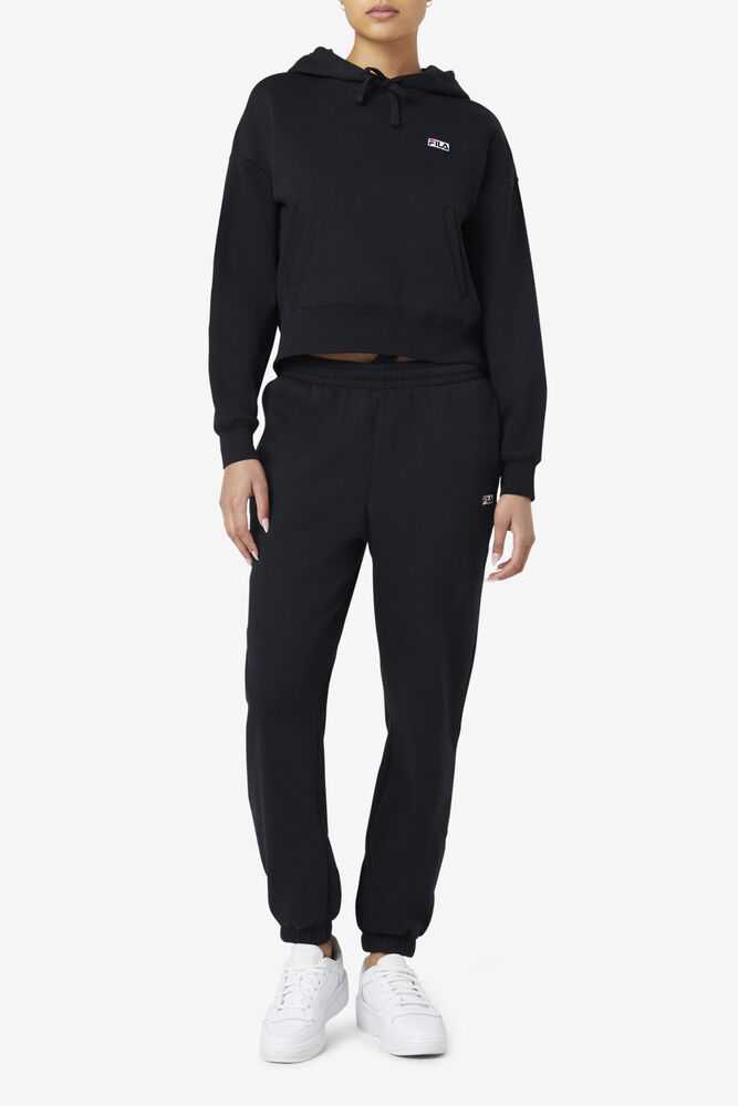 Black Women's FILA Marina Sweatshirt | USA-15660