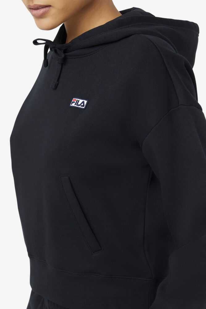 Black Women's FILA Marina Sweatshirt | USA-15660