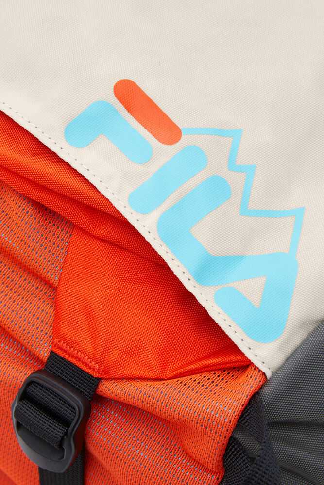 Blue Brown Orange Men's FILA Trail Backpack | USA-16135