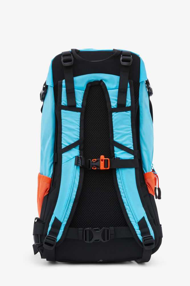 Blue Brown Orange Men's FILA Trail Backpack | USA-16135