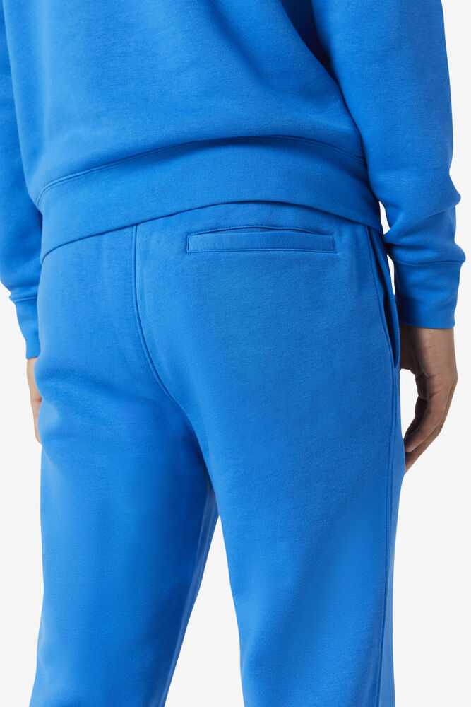 Blue Men's FILA Garin Fleece Sweatpants | USA-065894