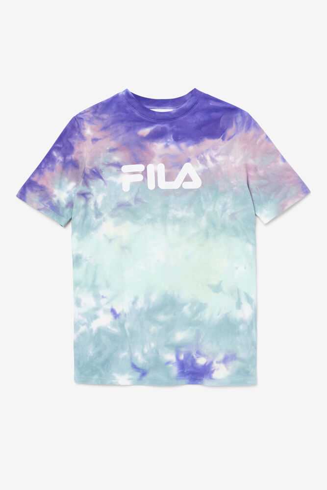 Blue Women\'s FILA Alivia T-shirts | USA-15750