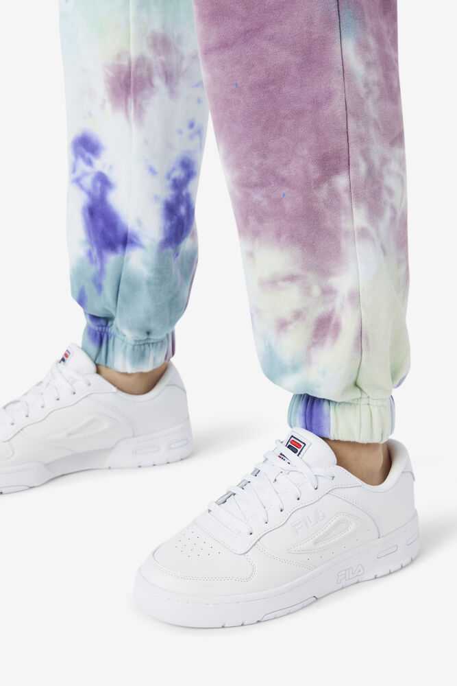 Blue Women's FILA Raleigh Tie Dye Joggers | USA-15609