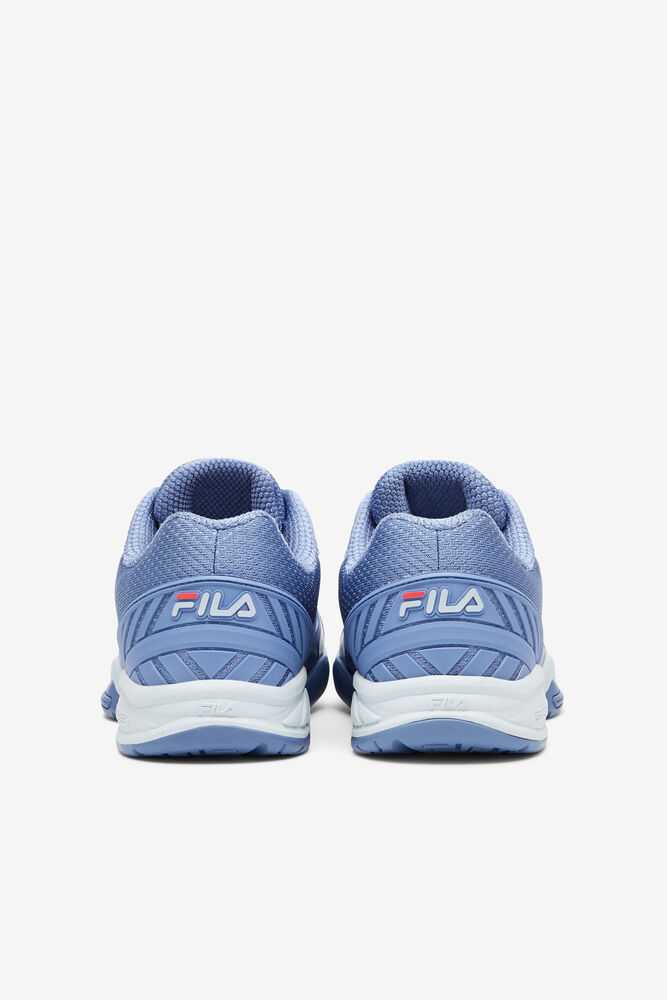 Blue Women's FILA Volley Zone Pickleball Shoes | USA-15329