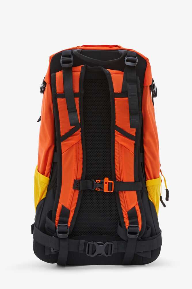 Brown Orange Blue Lemon Men's FILA Trail Backpack | USA-16134